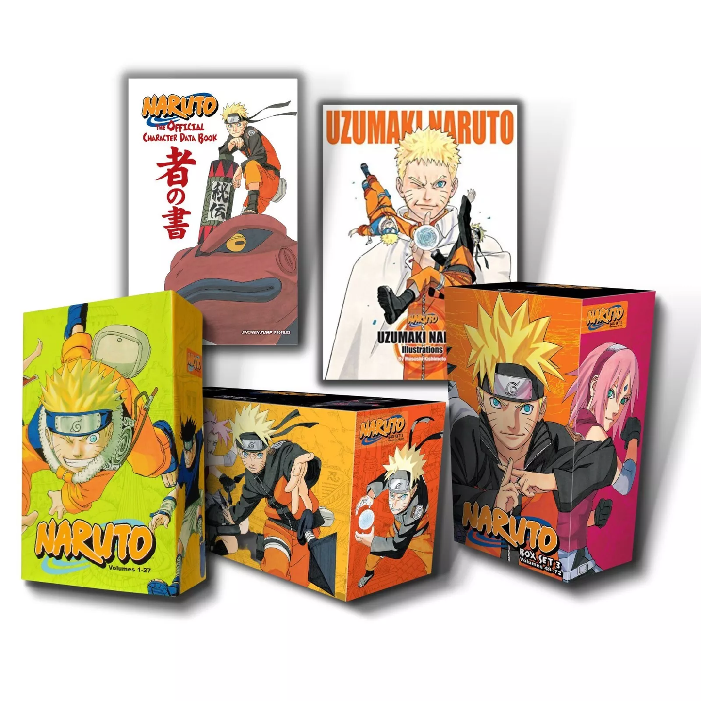 Naruto Manga 1 to 72 Volumes Books Set Box Anime MangaX